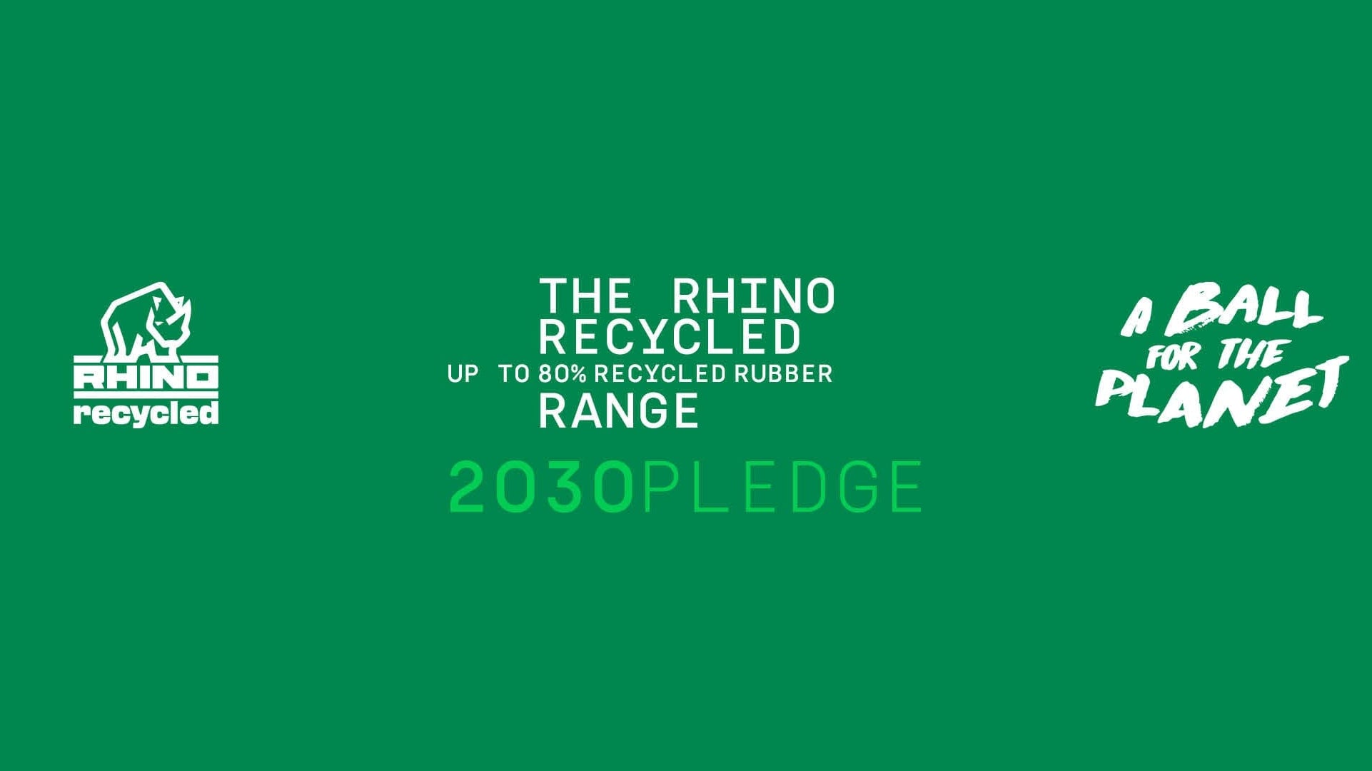 Rhino rugby balls go green for 2030