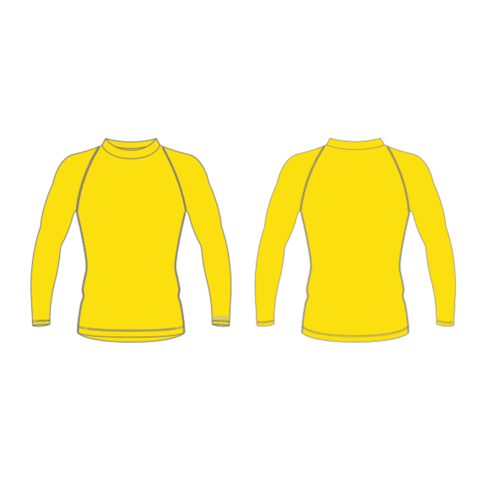 Long Sleeve Turtleneck Baselayer Yellow