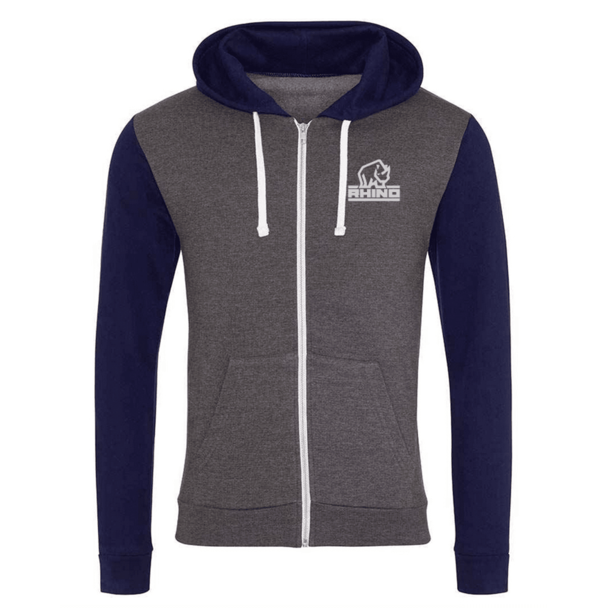 Rhino Retro Full Zip Hoodie – Rhino Direct