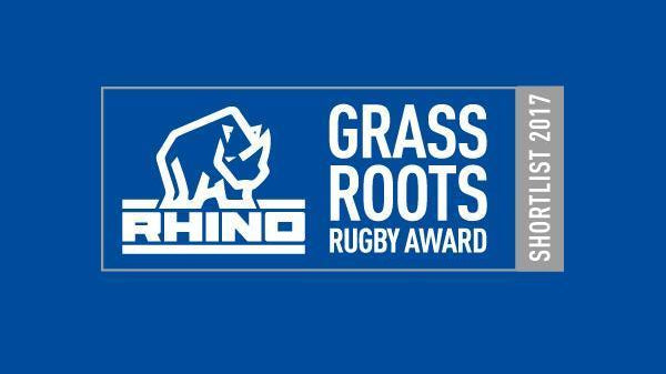 Shortlist announced for Rhino Grassroots Rugby Award