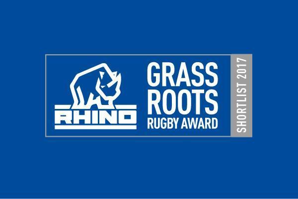 Shortlist announced for Rhino Grassroots Rugby Award