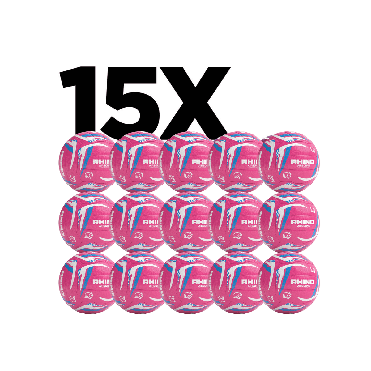 Netball Court Spring Pink Netball balls – Rhino Direct