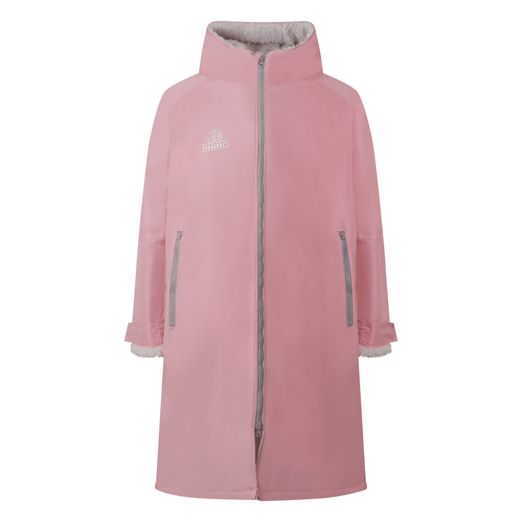 Sherpa Robe Pink Fleece Inner Lining Waterproof Jacket Keep Dry 