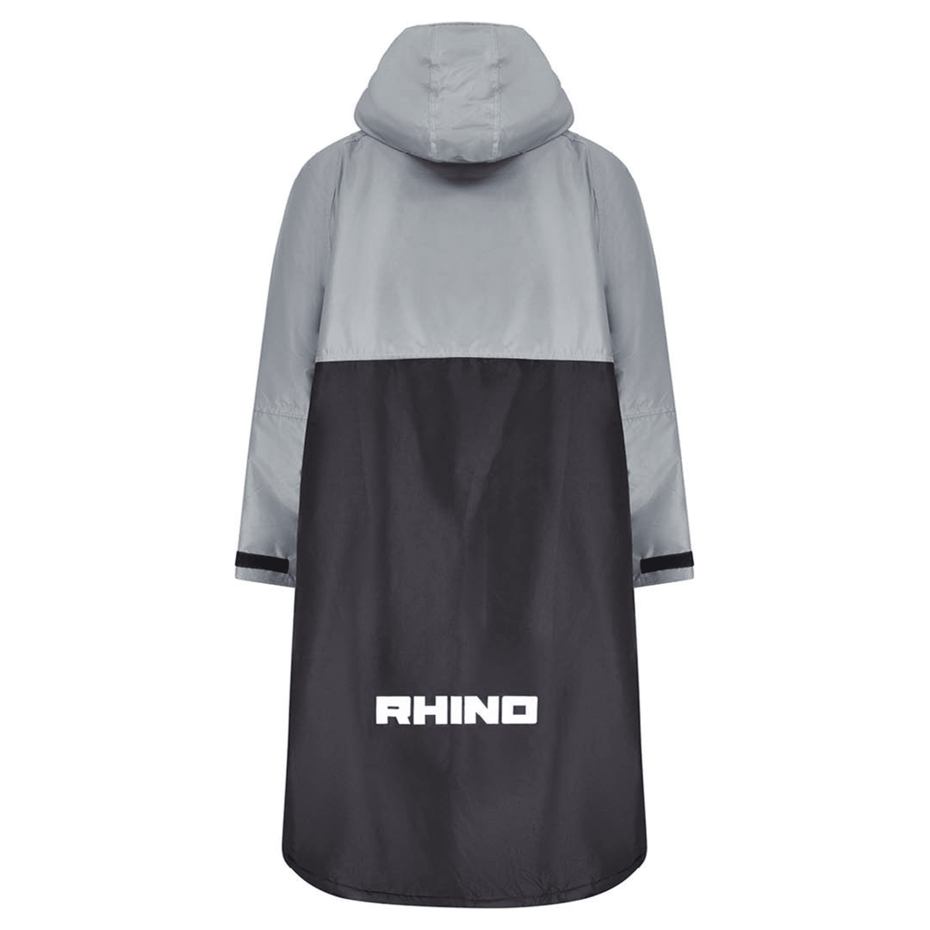 Sherpa Robe Dual Toned Grey Black Fleece Inner Lining Waterproof Jacket Keep Dry 