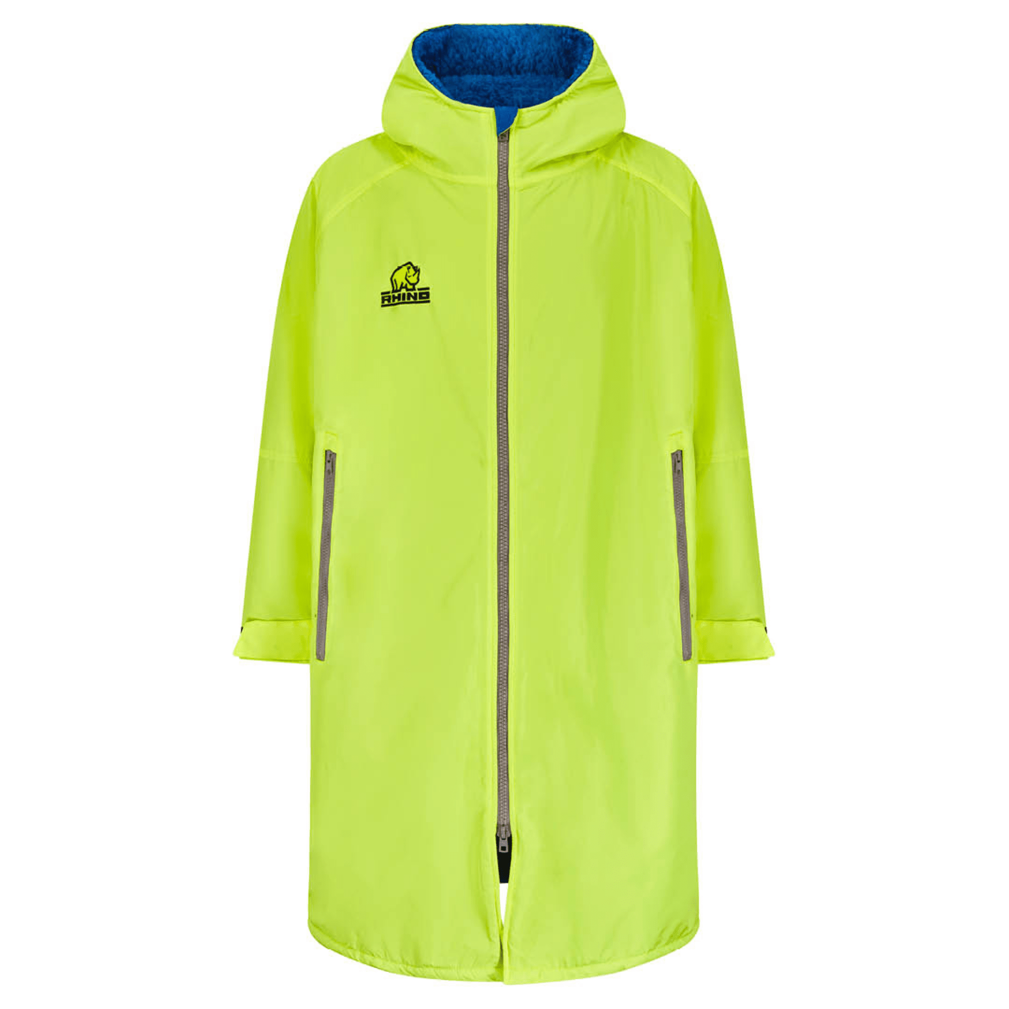 Sherpa Robe Yellow Fleece Inner Lining Waterproof Jacket Keep Dry