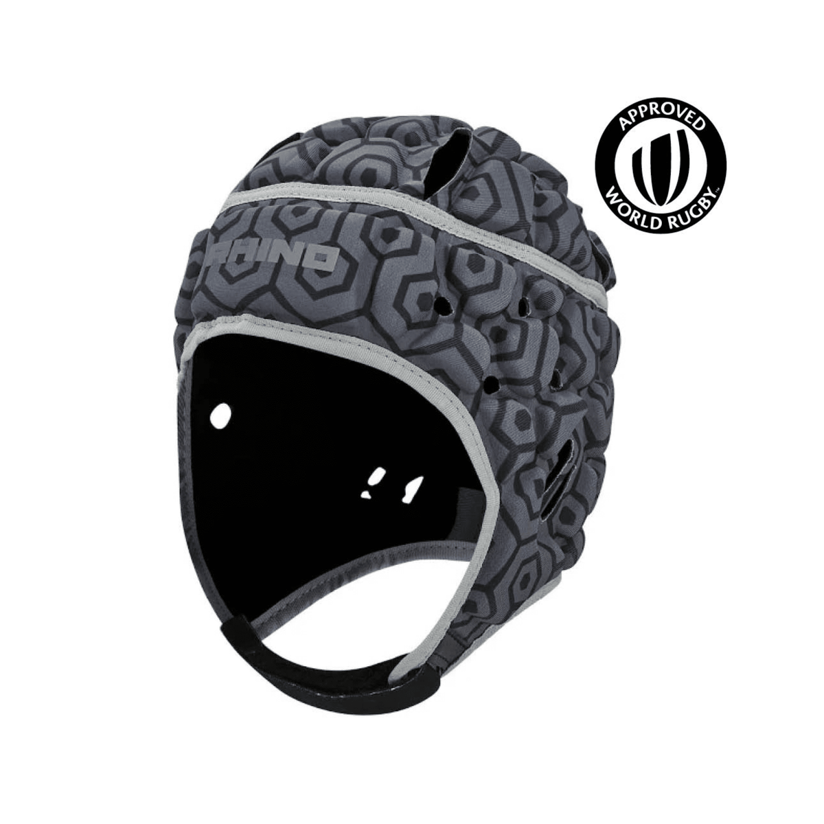 Rhino Adult Pro Rugby Headguard Black
