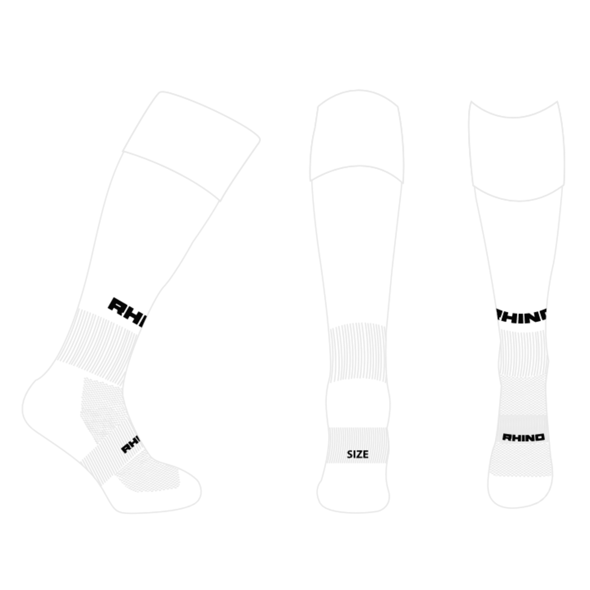 Cwmbran Celtic Pro Sock White
