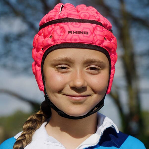 Rhino Junior Pro Rugby Headguard Black