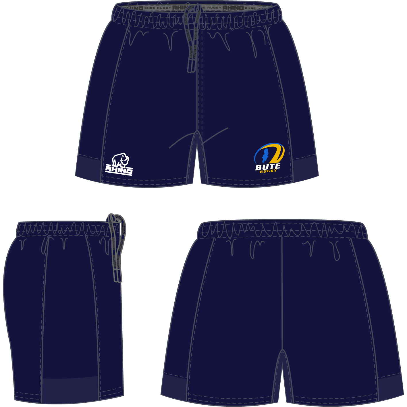 Bute Rugby Adult Auckland Short