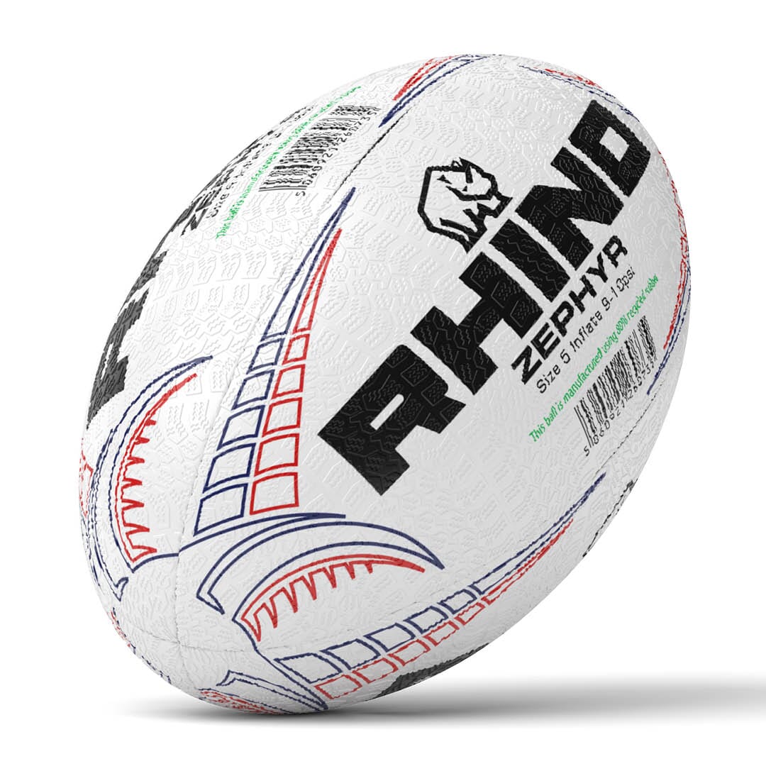 Rhino Zephyr Rugby Ball Eco Ball Recycled