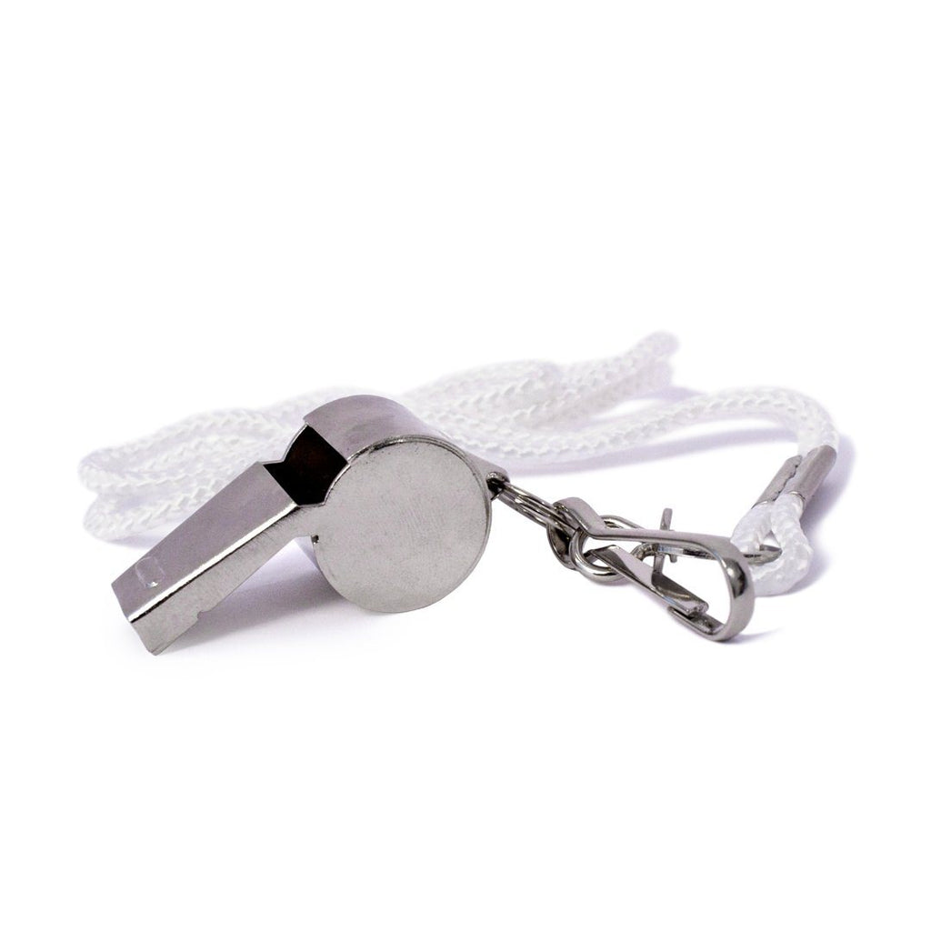 Whistle with lanyard