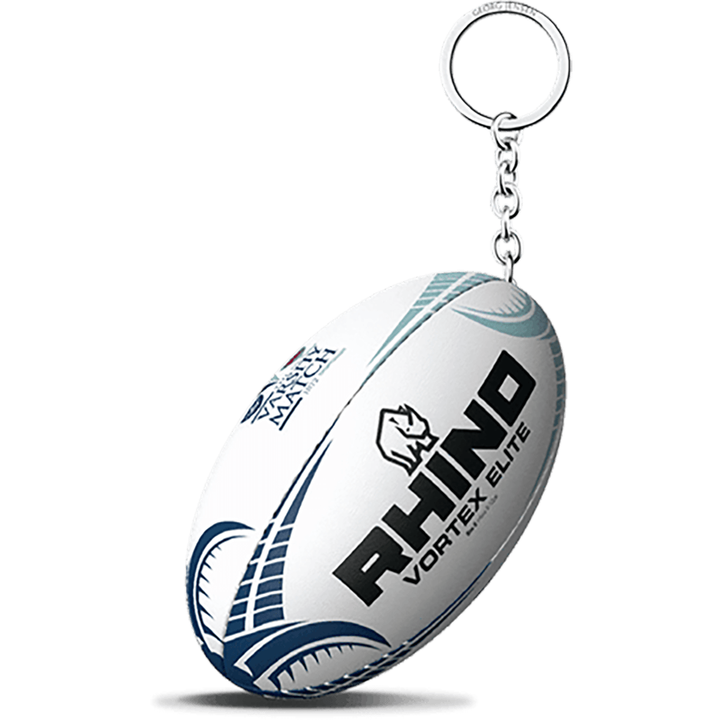 Rhino Keyring Customisable Rugby Keyring